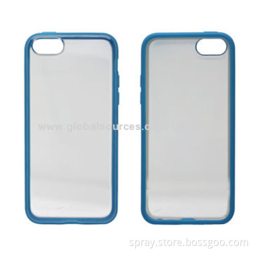 New Hot Bumper Skin Case with Clear Back Cover for iPhone 5c